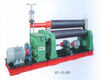 w11系列(liè)對稱式(shì)三(sān)輥卷(juàn)闆機